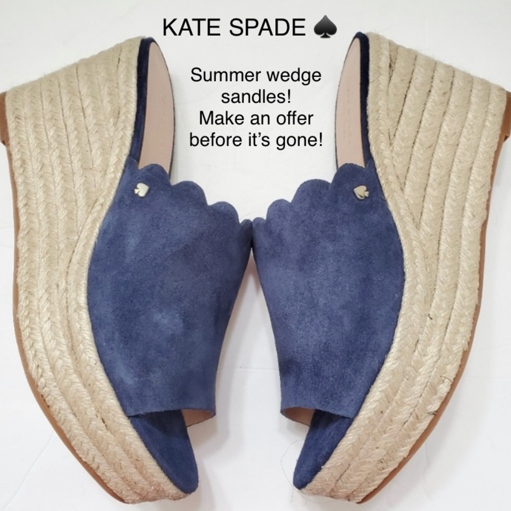 KATE SPADE ♠️ summer wedge 🌺